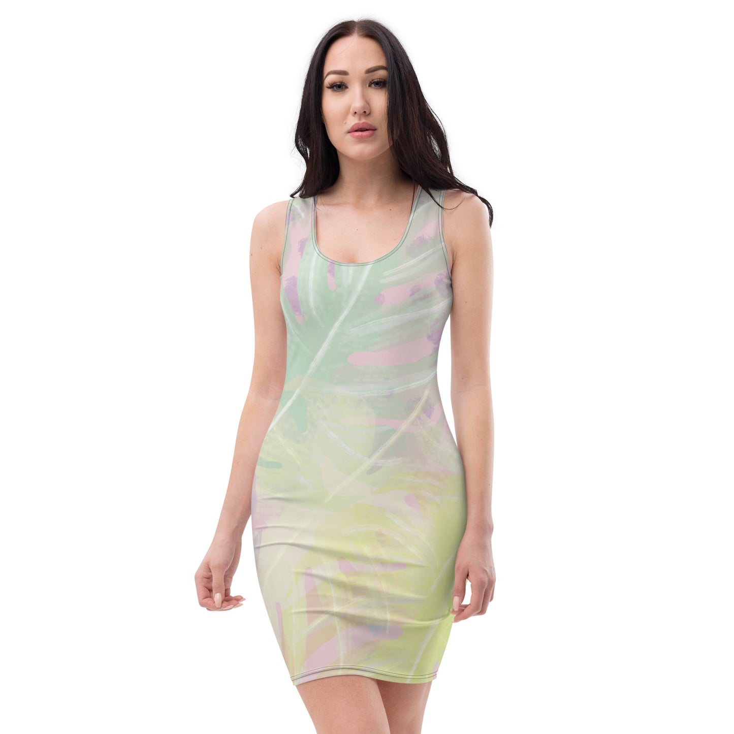 Pastel Palm Dress