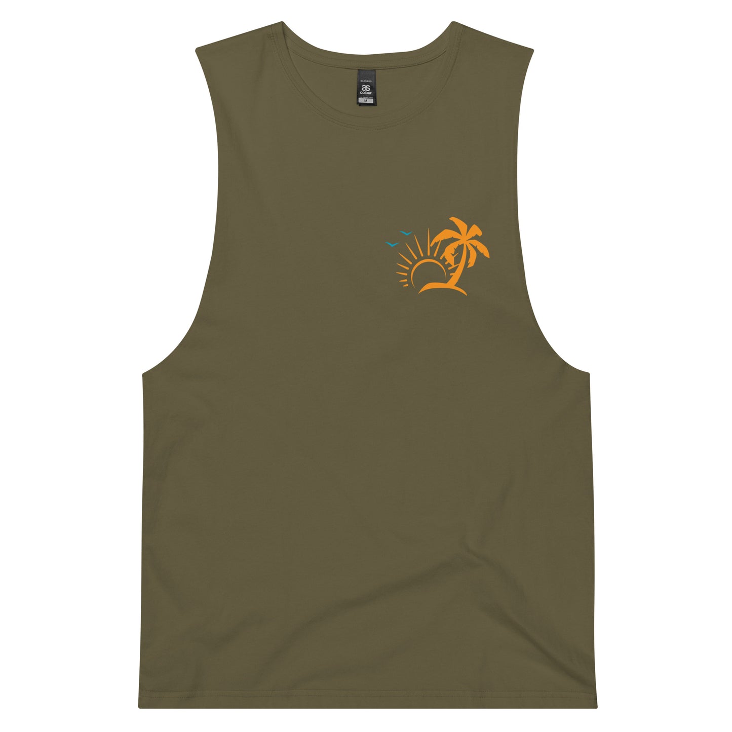 Wave seeker drop arm tank top