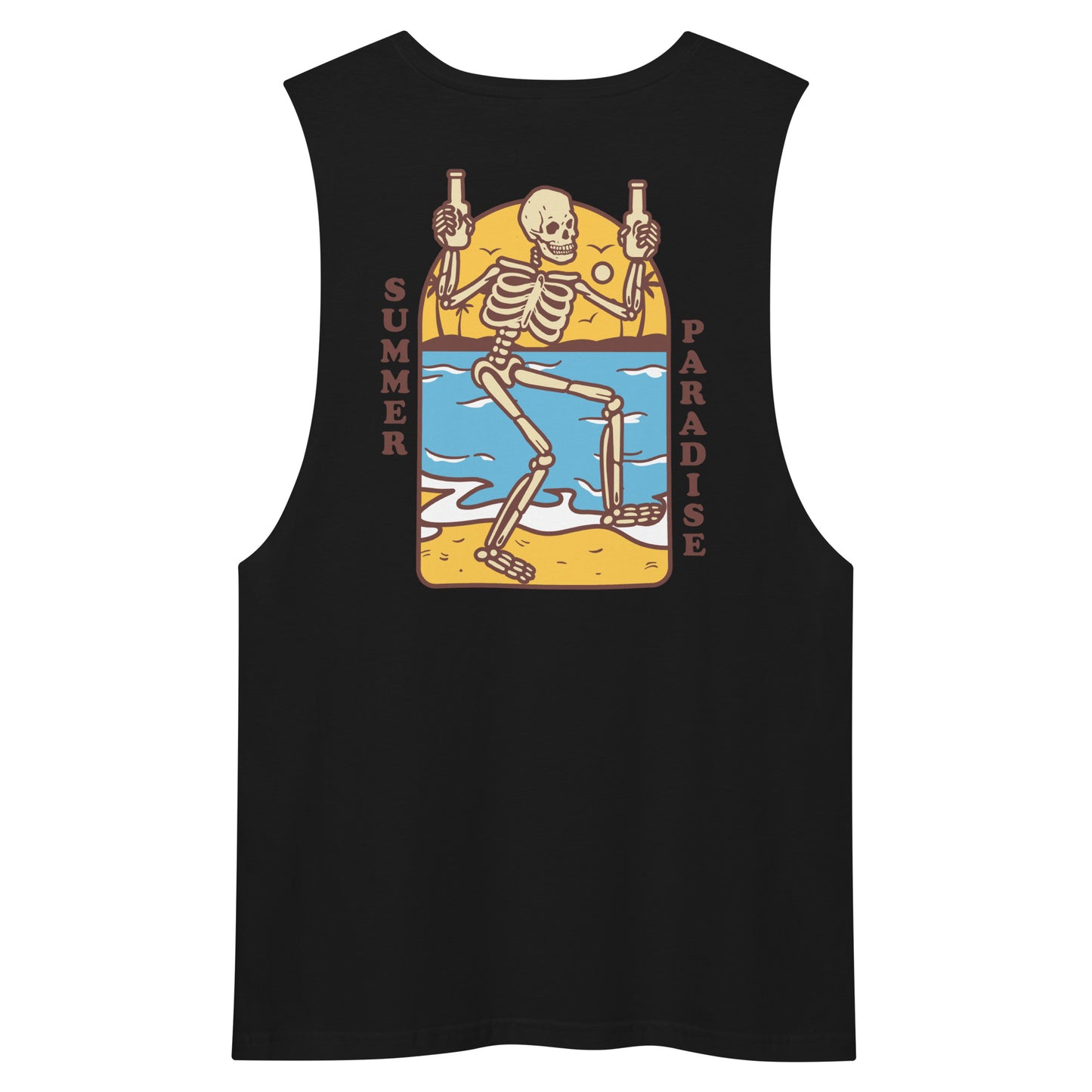 Summer drop arm tank top