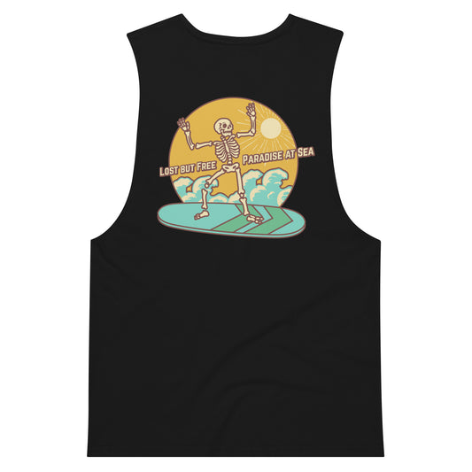 Lost drop arm tank top