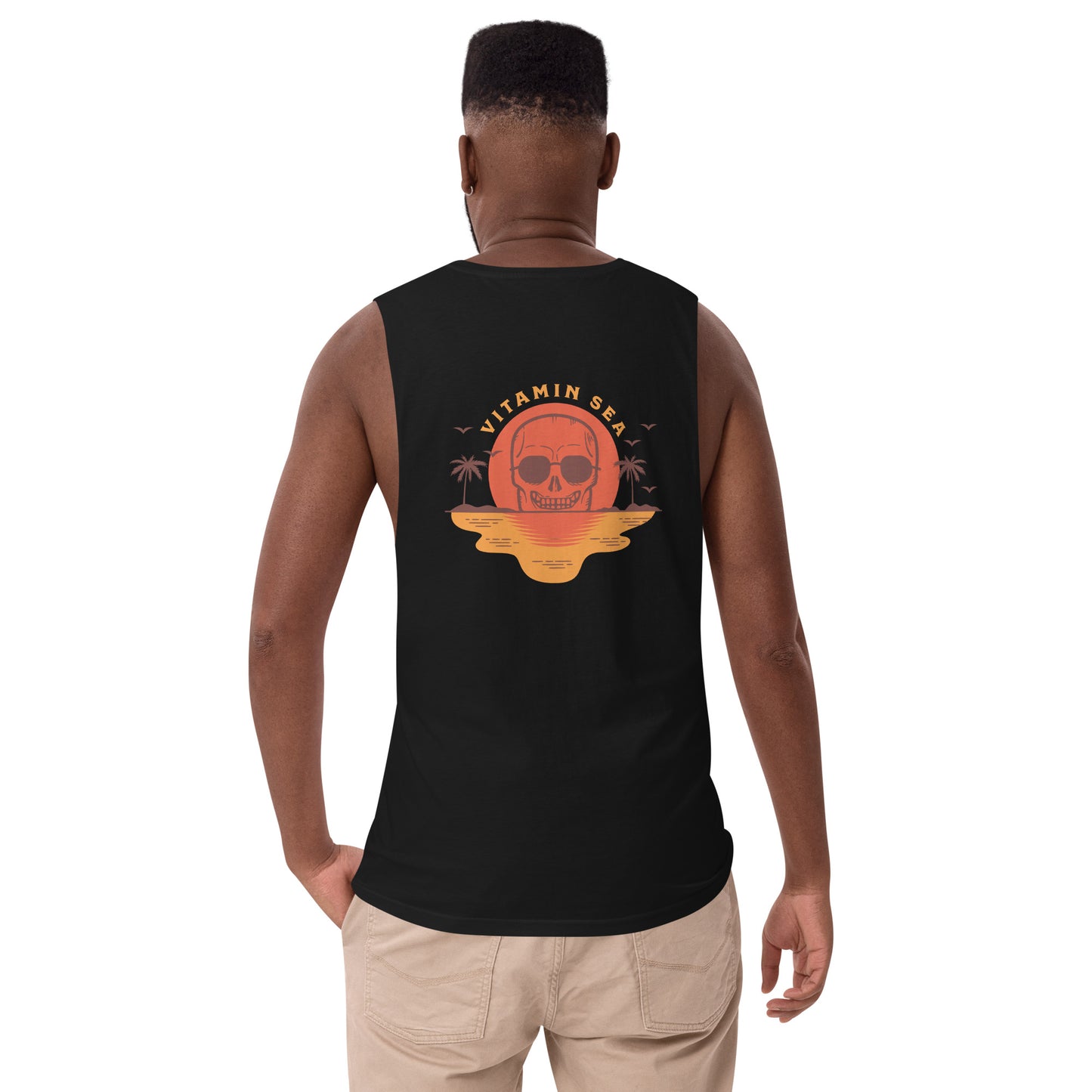 Vitamin Sea drop arm tank top