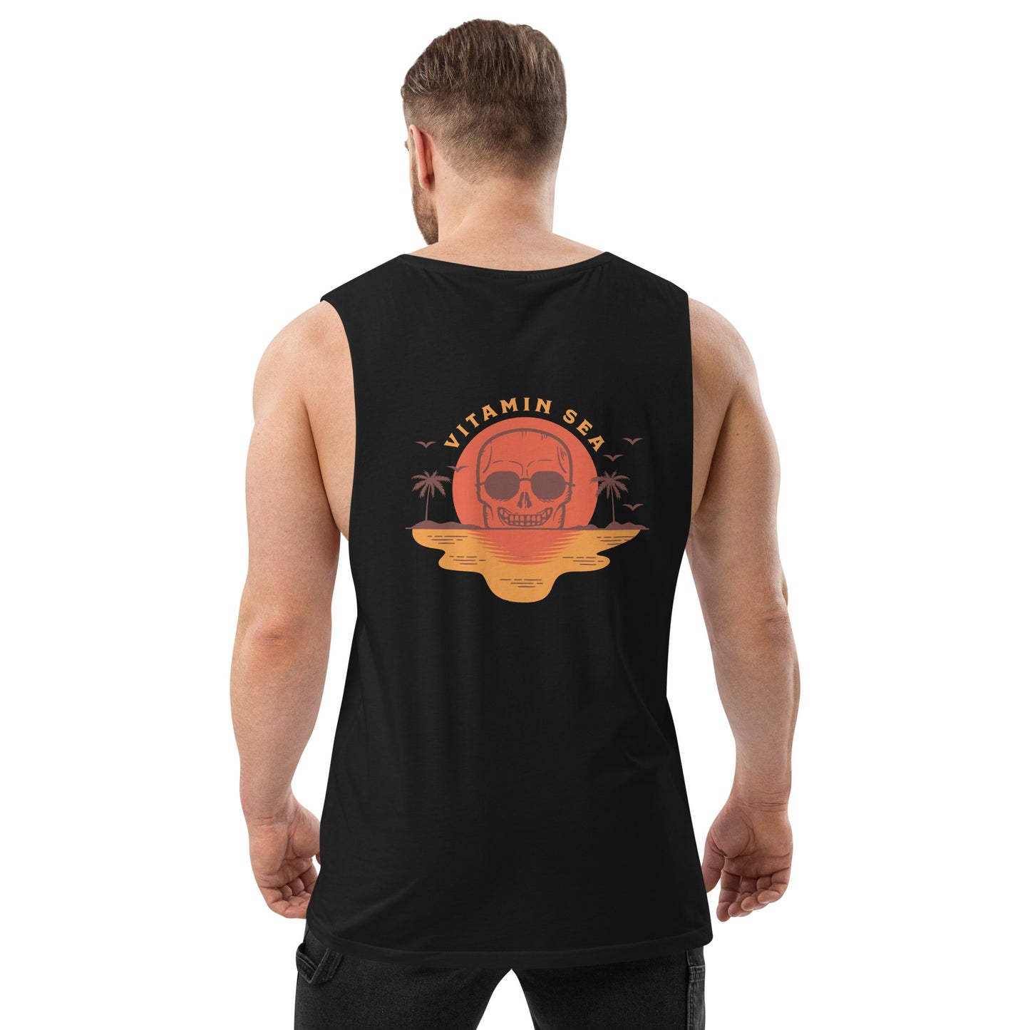 SEA BEACH drop arm tank top