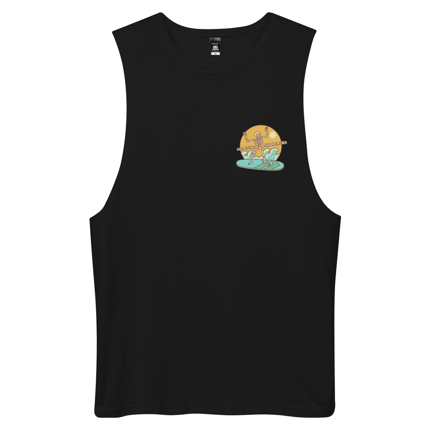 Lost drop arm tank top