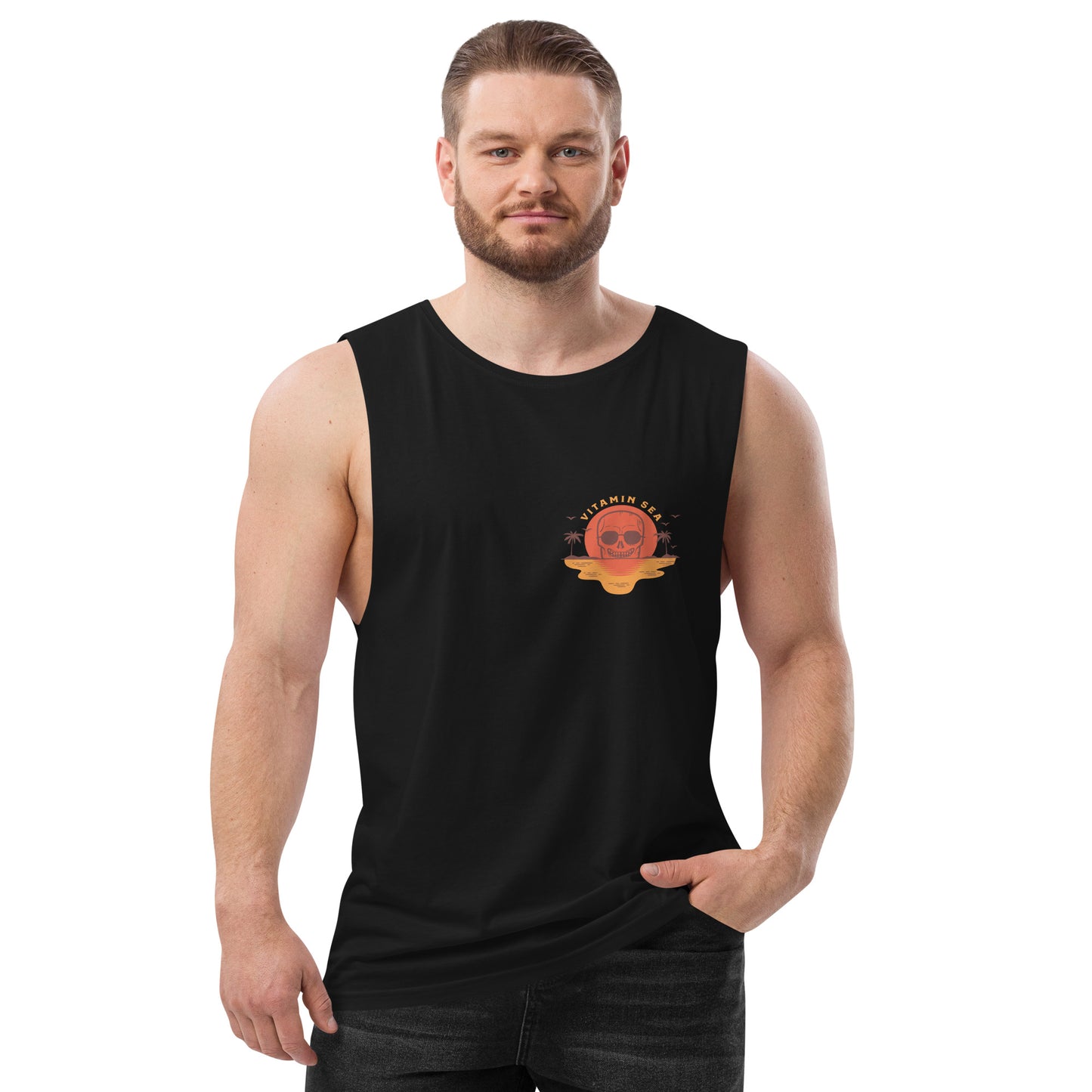 SEA BEACH drop arm tank top