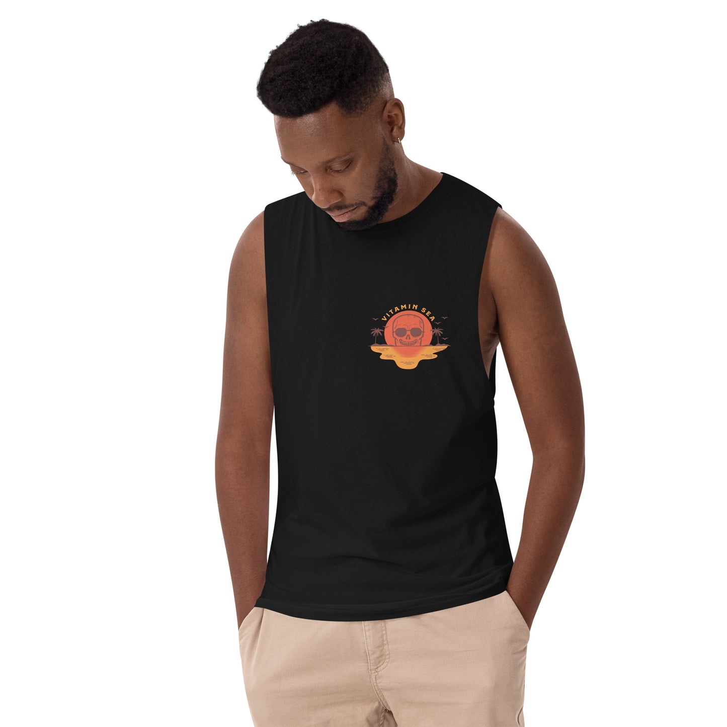 SEA BEACH drop arm tank top