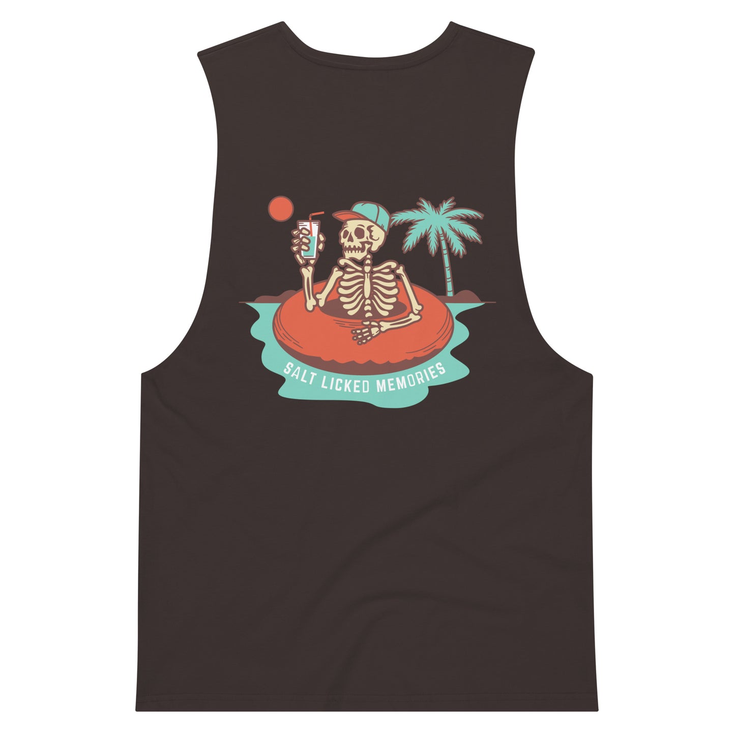 Salt licked drop arm tank top