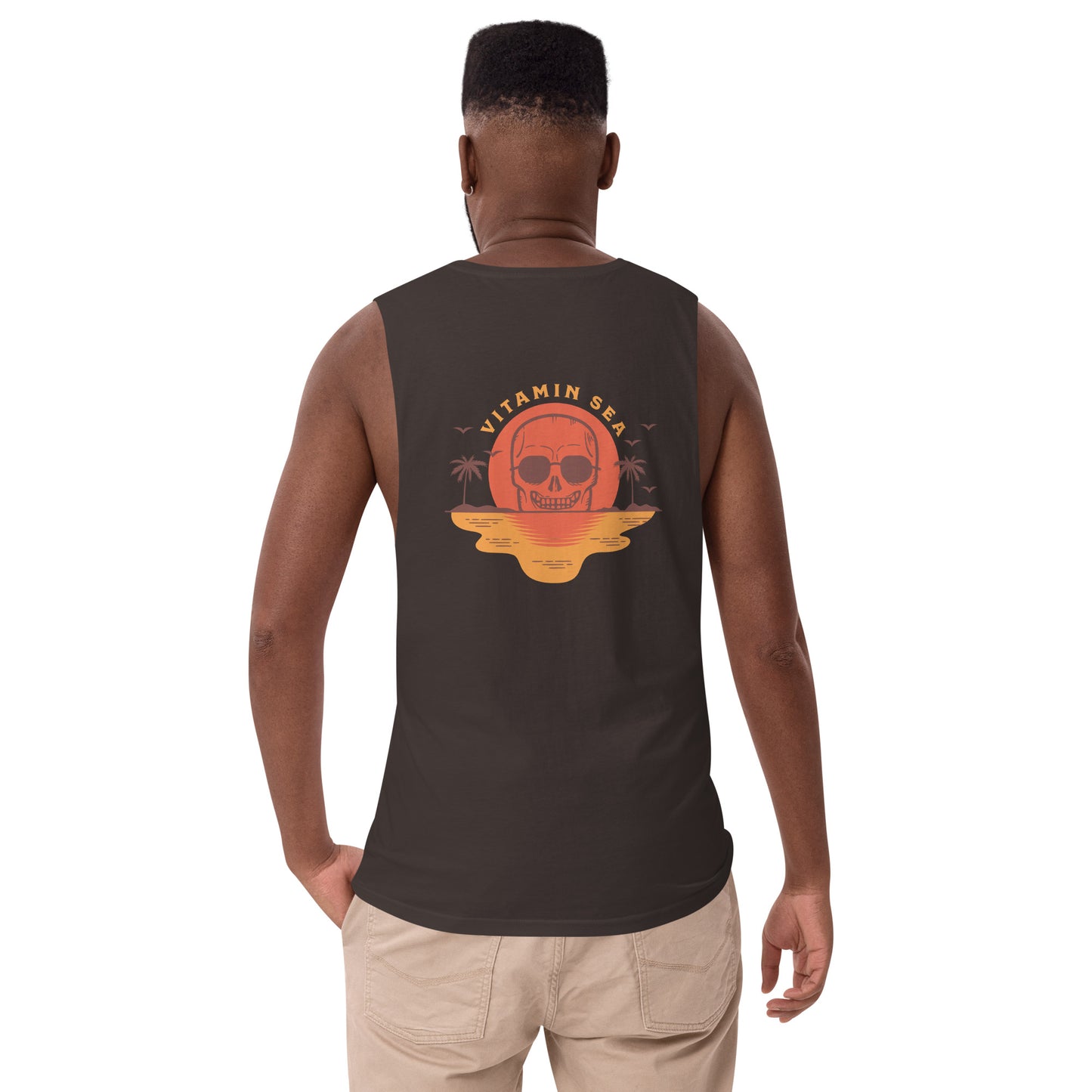 Vitamin Sea drop arm tank top