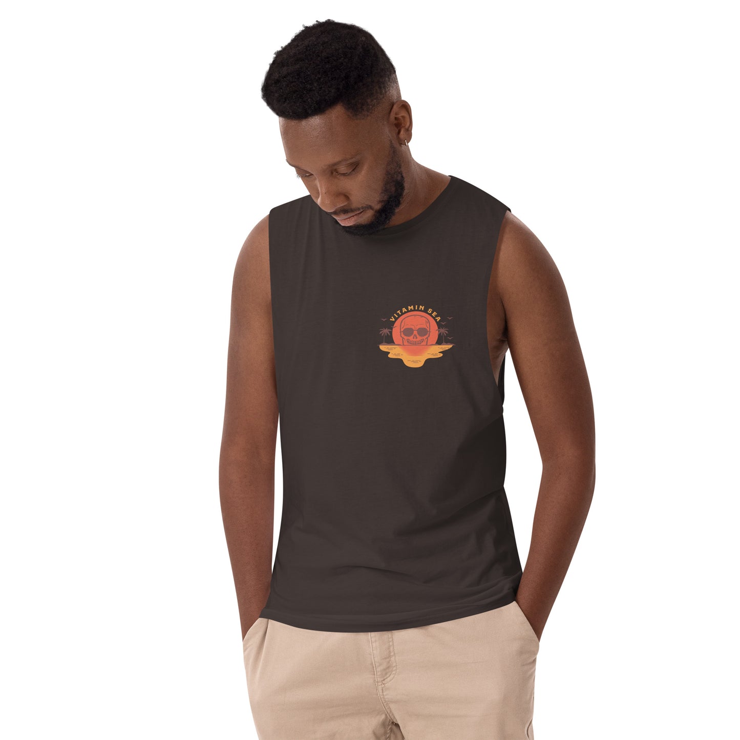 Vitamin Sea drop arm tank top