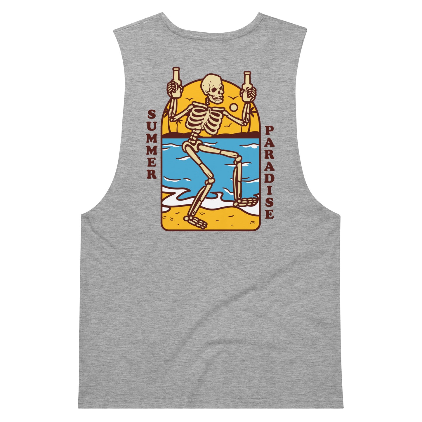 Summer drop arm tank top