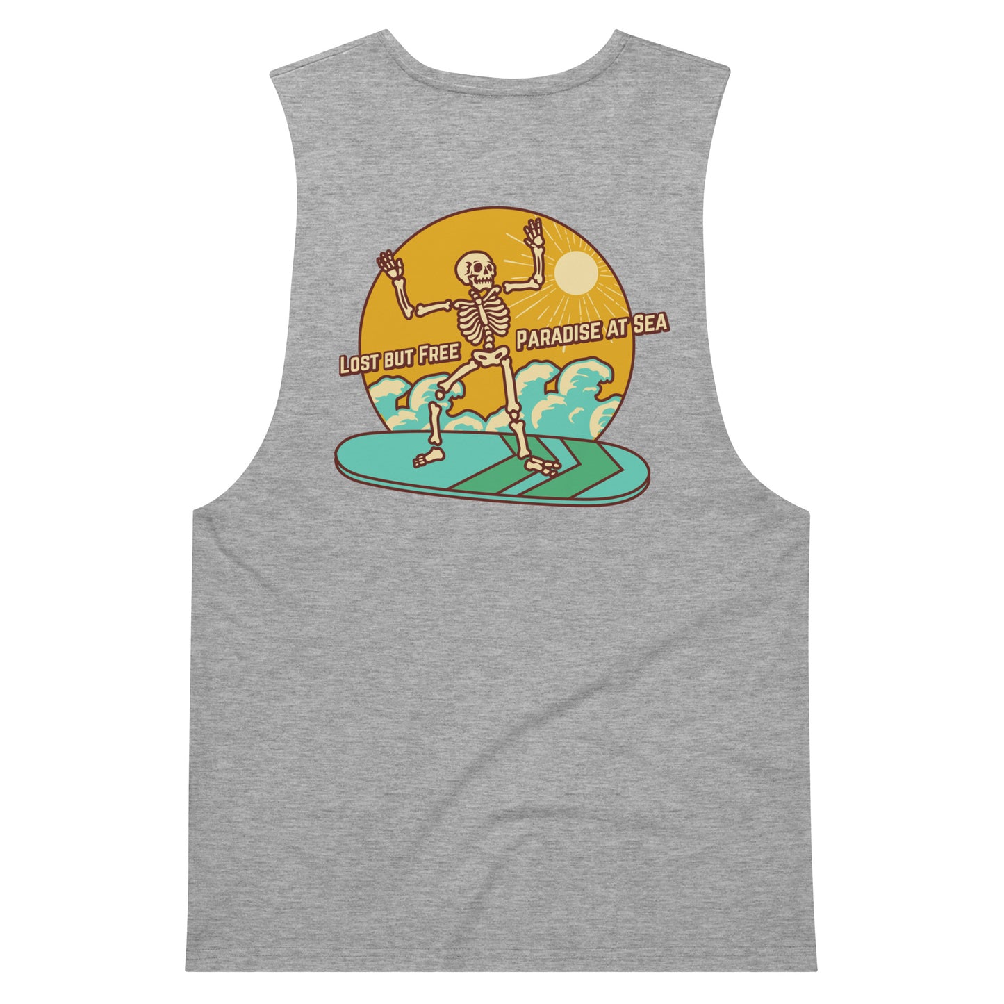 Lost drop arm tank top