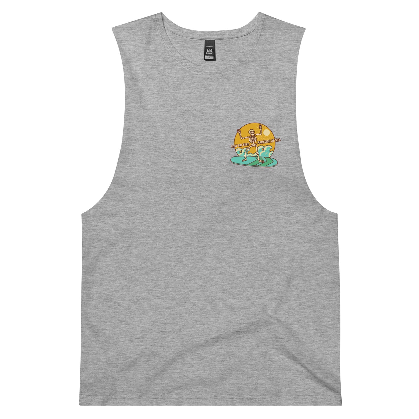 Lost drop arm tank top