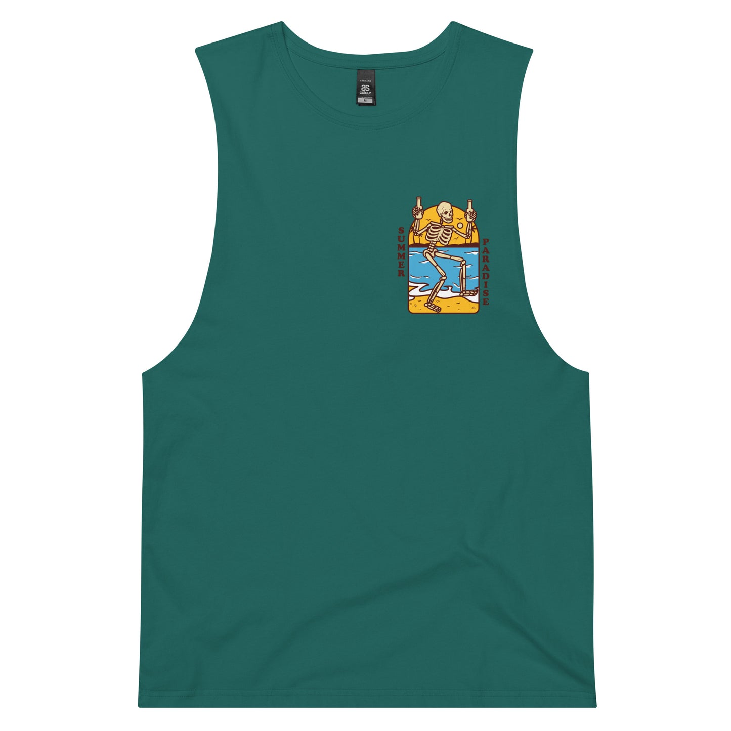 Summer drop arm tank top