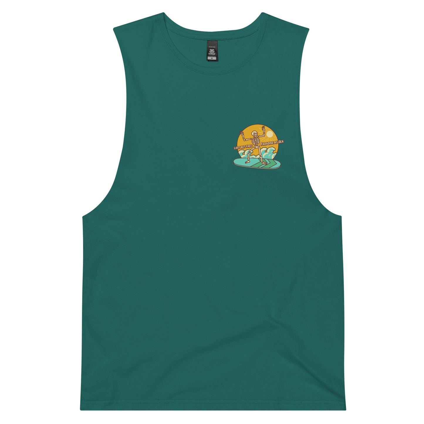 Lost drop arm tank top