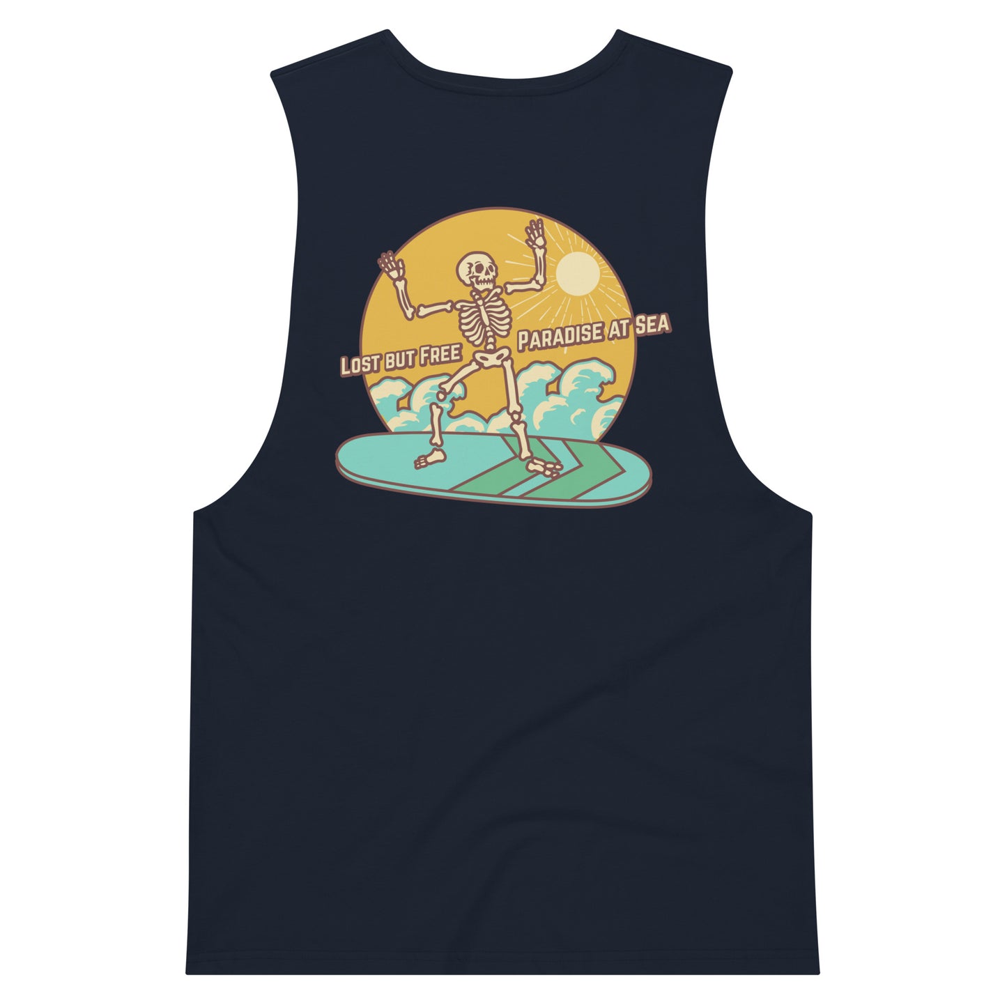 Lost drop arm tank top