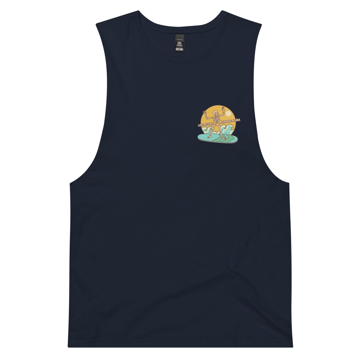 Lost drop arm tank top