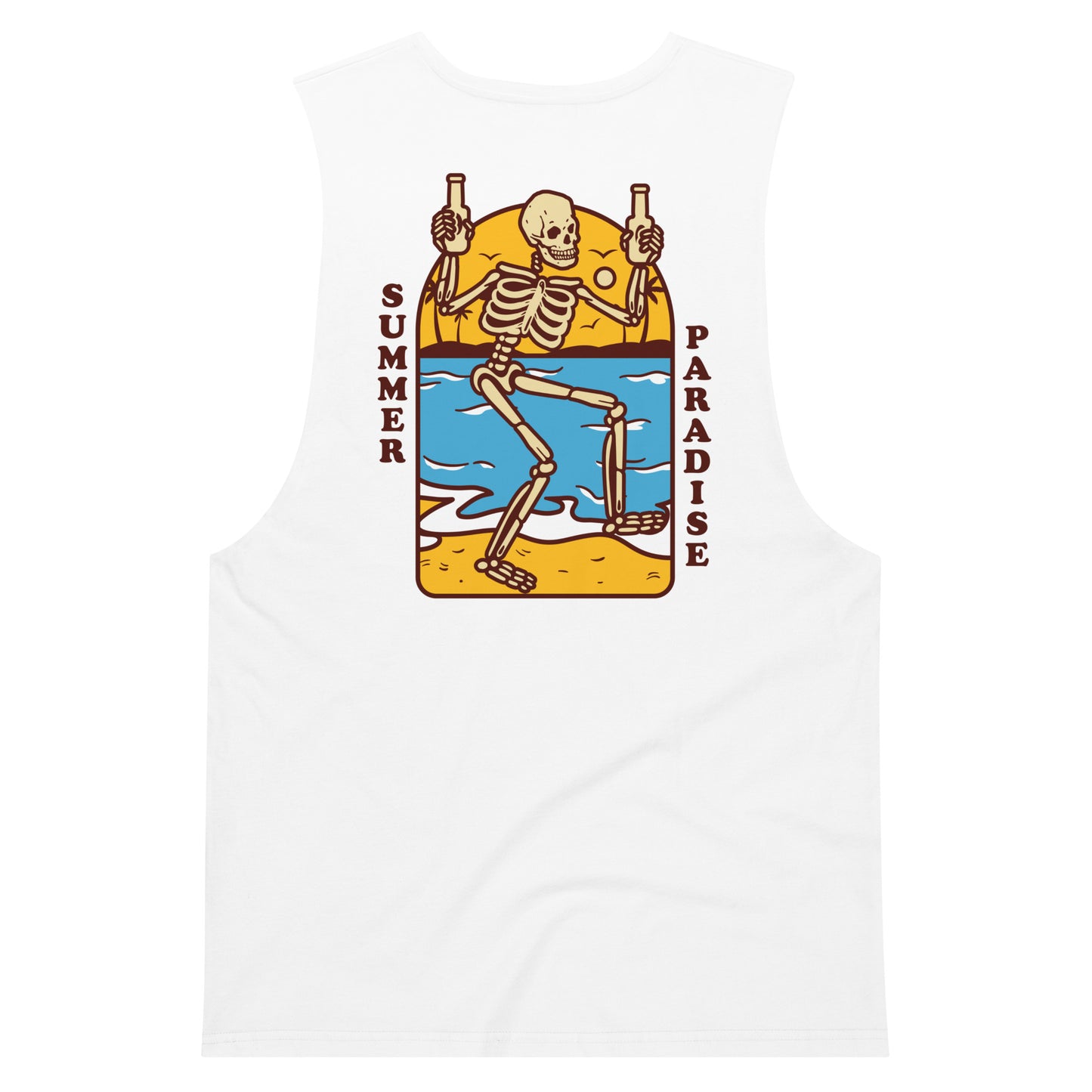 Summer drop arm tank top