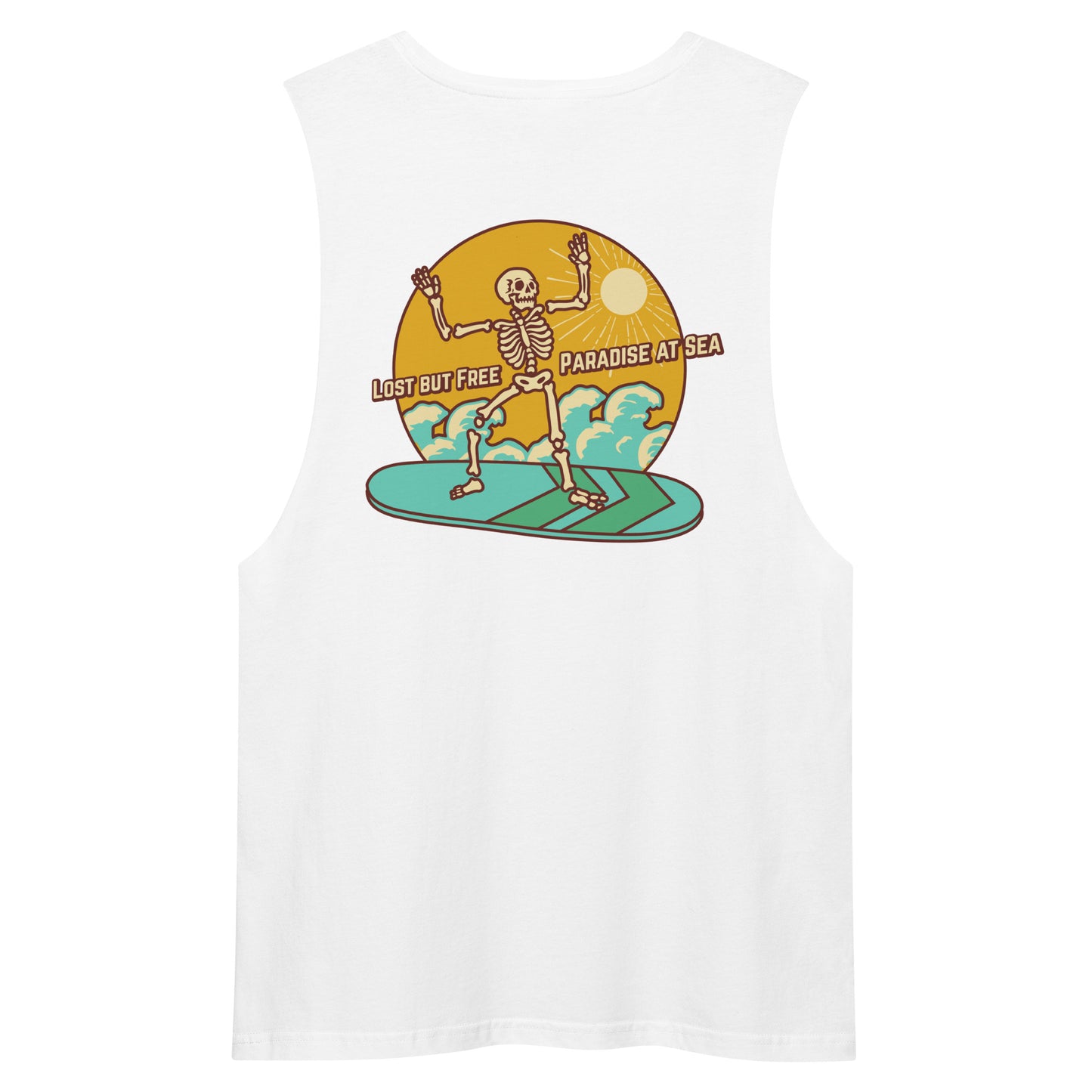 Lost drop arm tank top