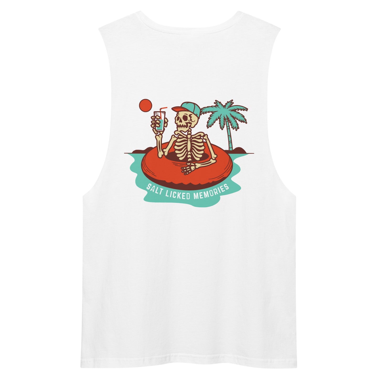 Salt licked drop arm tank top