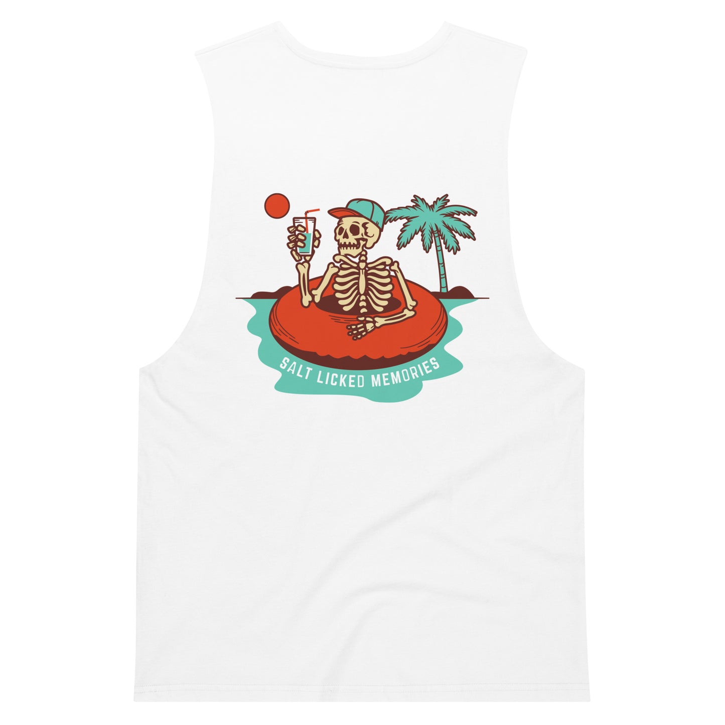 Salt licked drop arm tank top