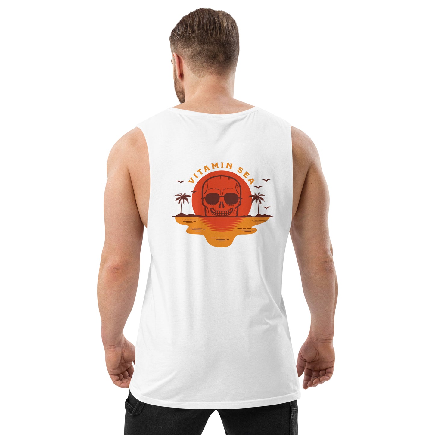 Vitamin Sea drop arm tank top