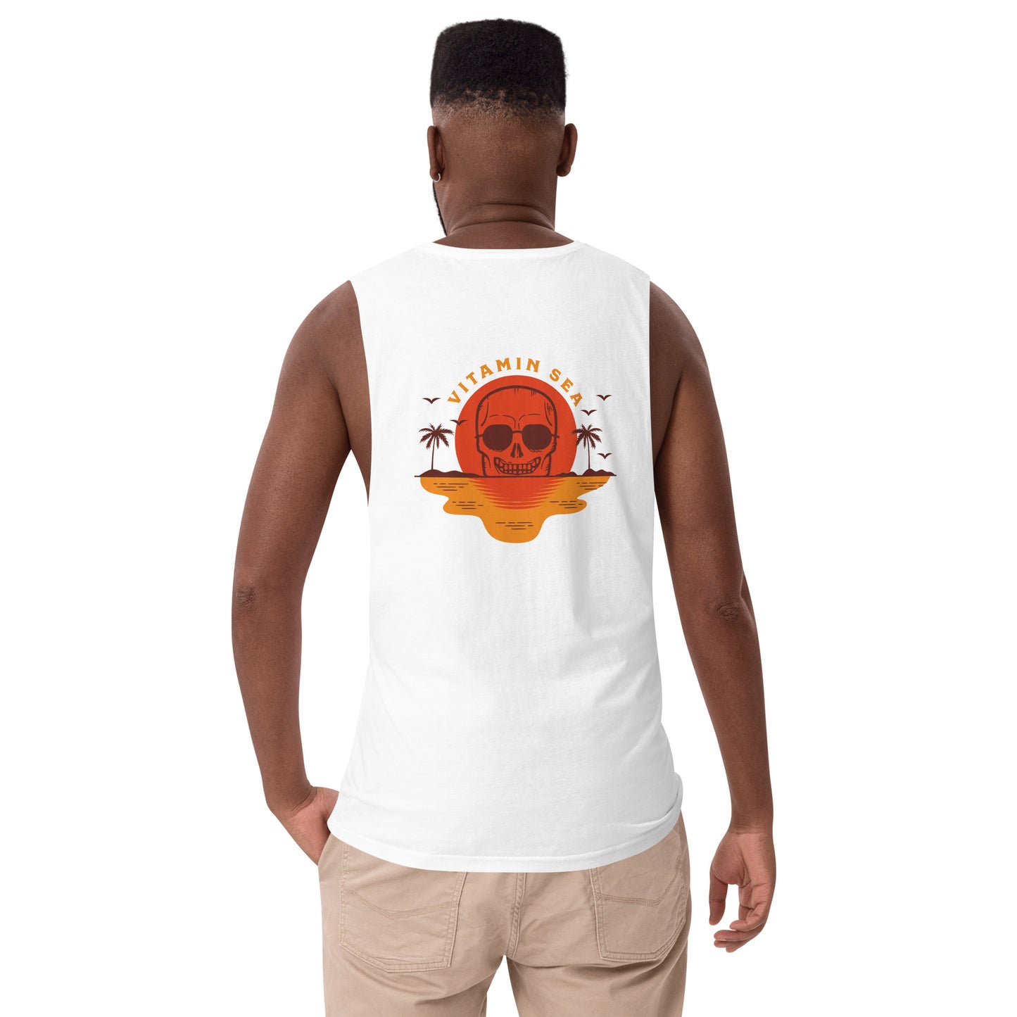 Vitamin Sea drop arm tank top