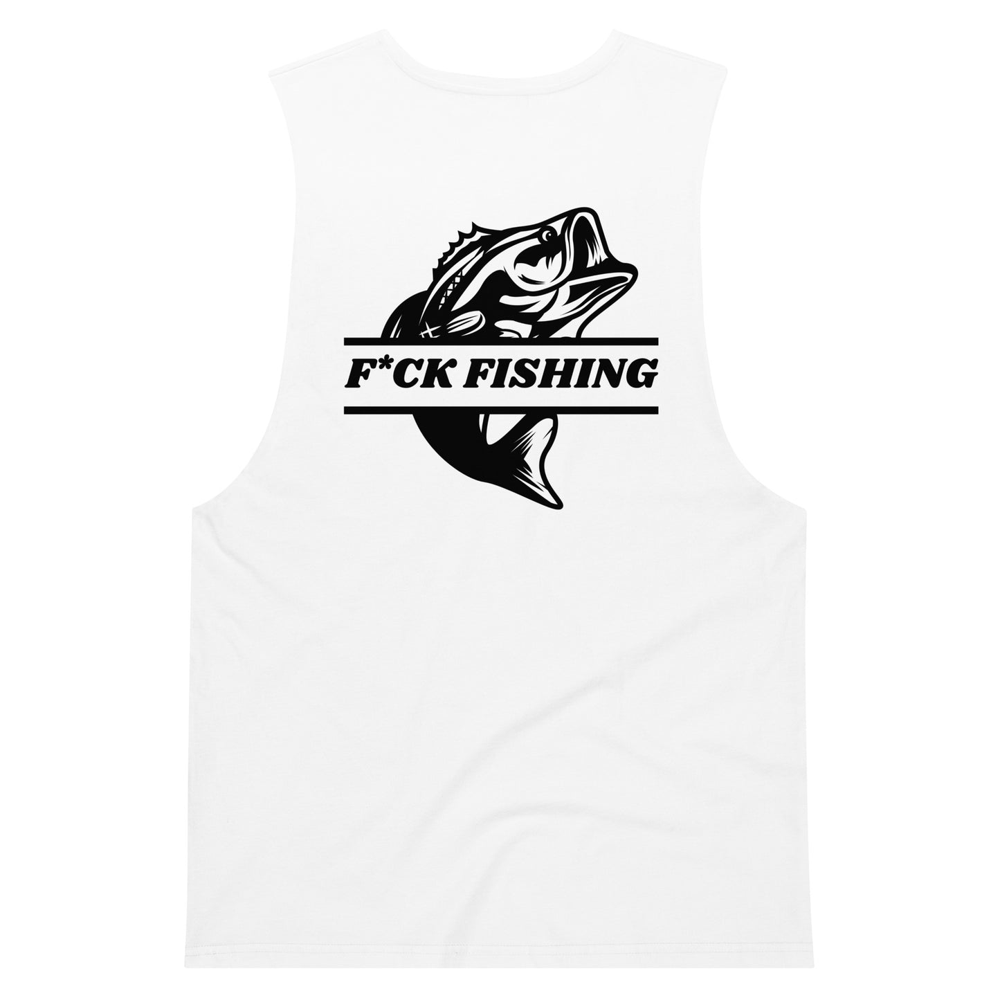 F*CK FISHING drop arm tank top