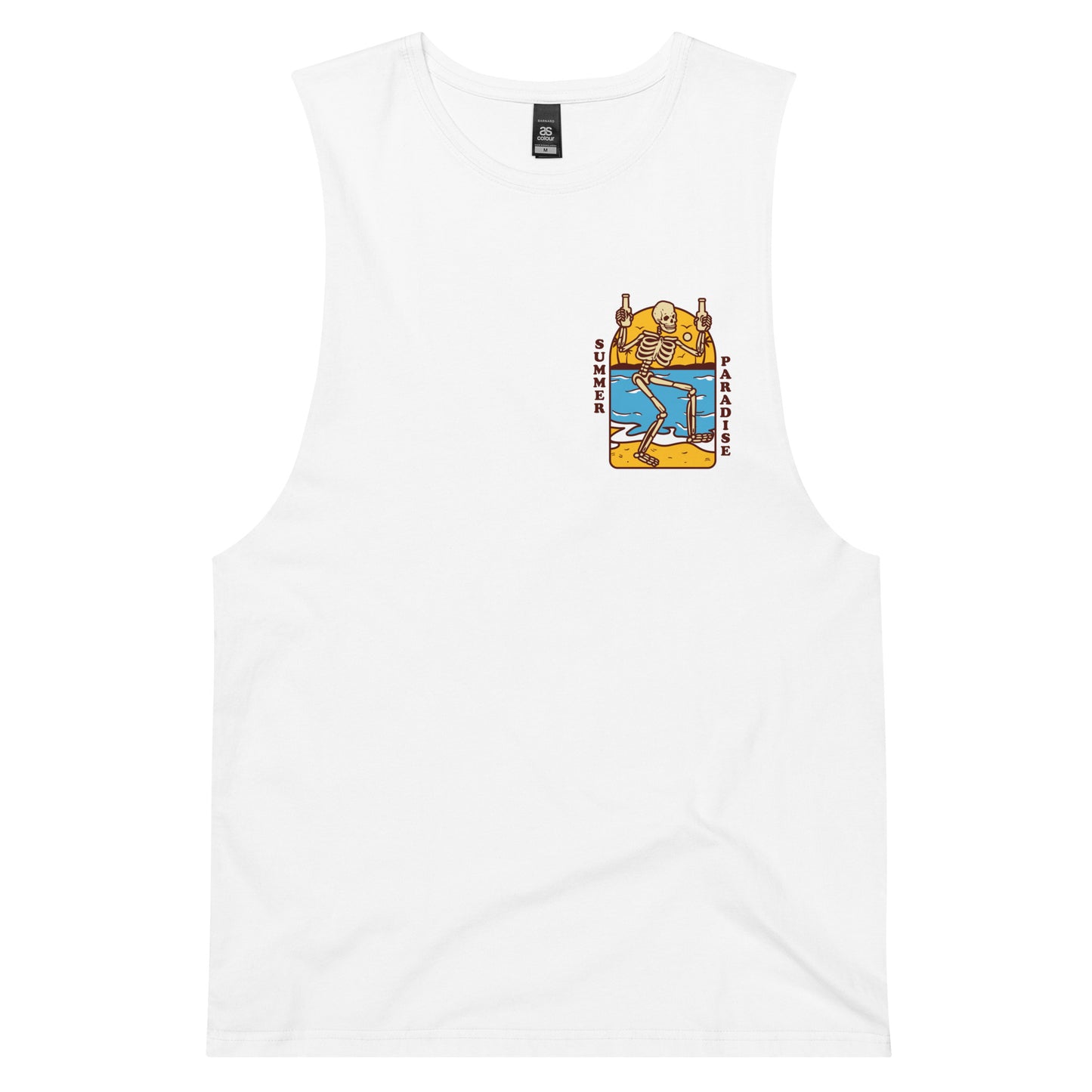 Summer drop arm tank top