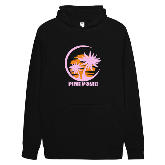 Pink night pocket hoodie