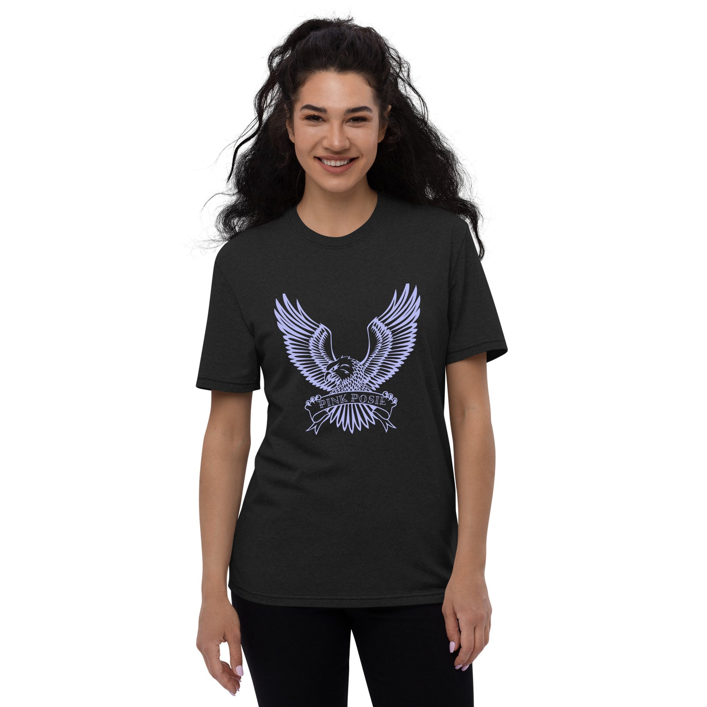 Flying Eagle Purple Print Tee