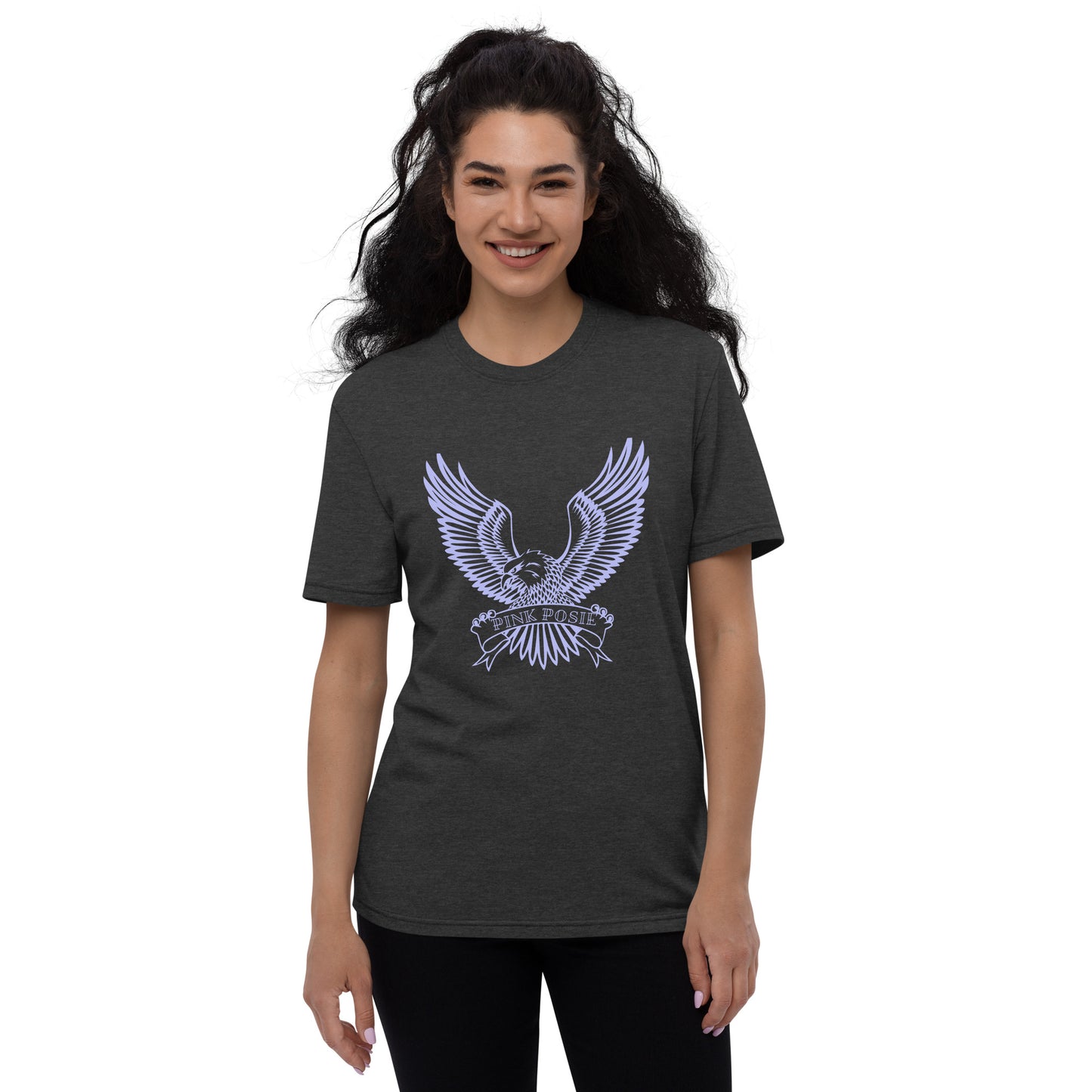 Flying Eagle Purple Print Tee