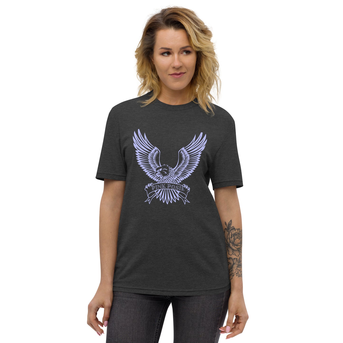 Flying Eagle Purple Print Tee