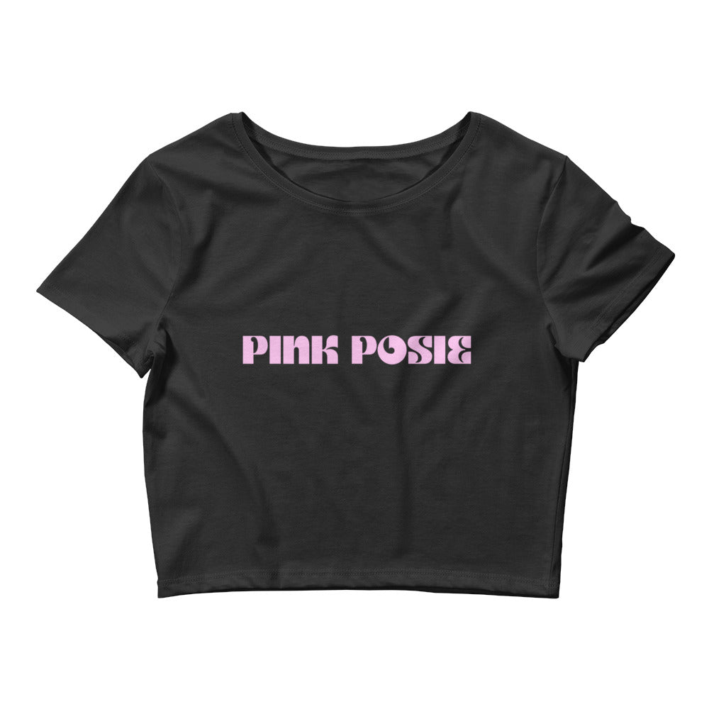 Pink Posie The Label Crop Tee