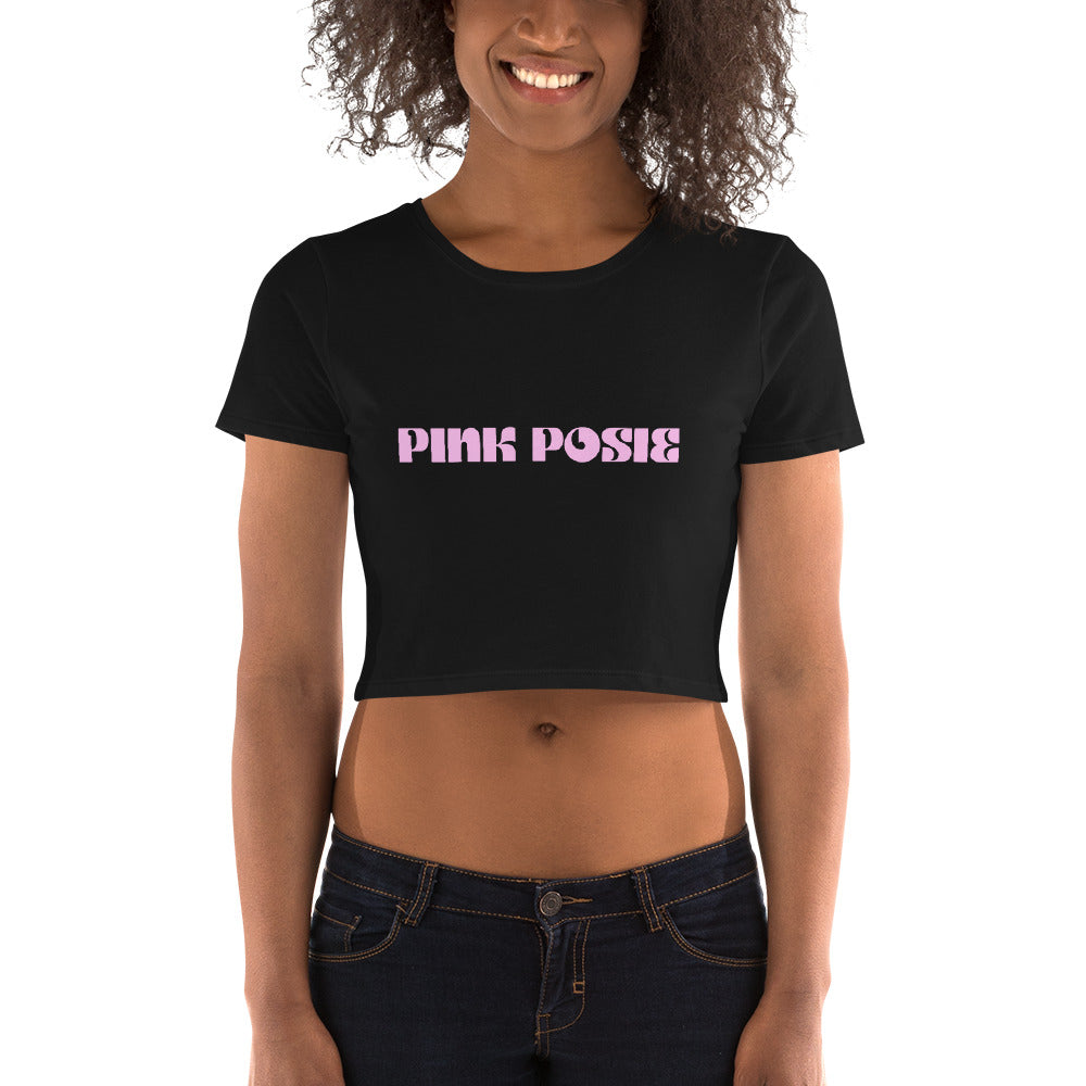 Pink Posie The Label Crop Tee