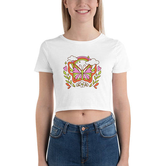 Butterfly Dreams Crop Tee