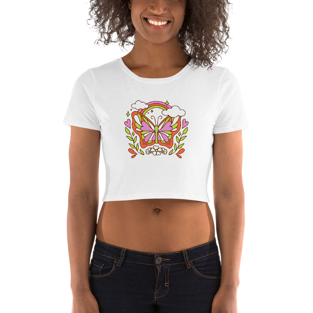 Butterfly Dreams Crop Tee