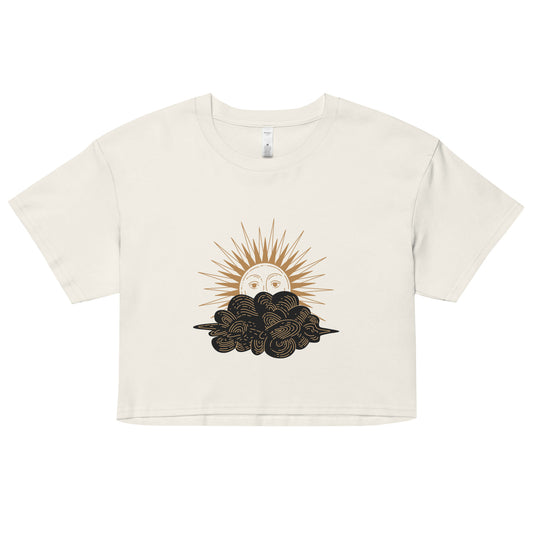 Sun Through Clouds crop top