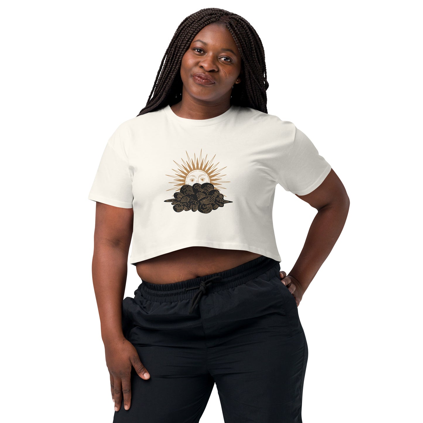 Sun Through Clouds crop top