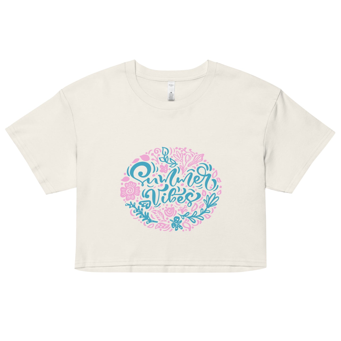 Summer Vibes Women’s crop top