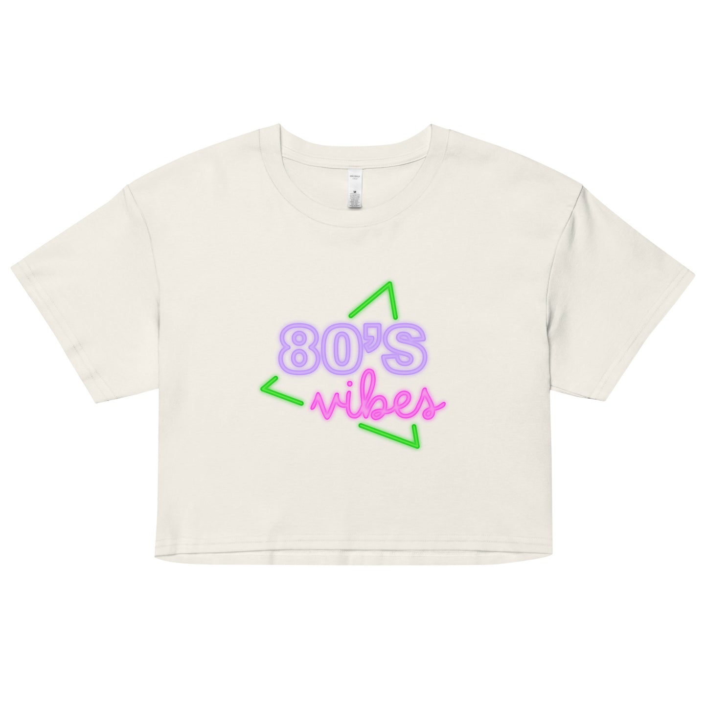 80s Vibe Women’s crop top