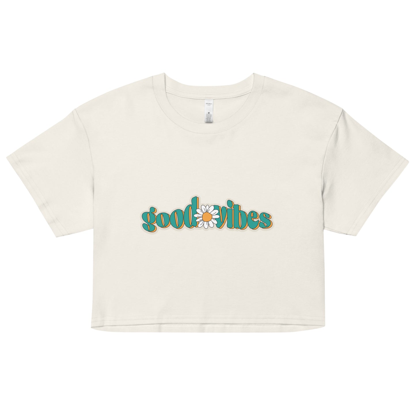 Good Vibes Women’s crop top