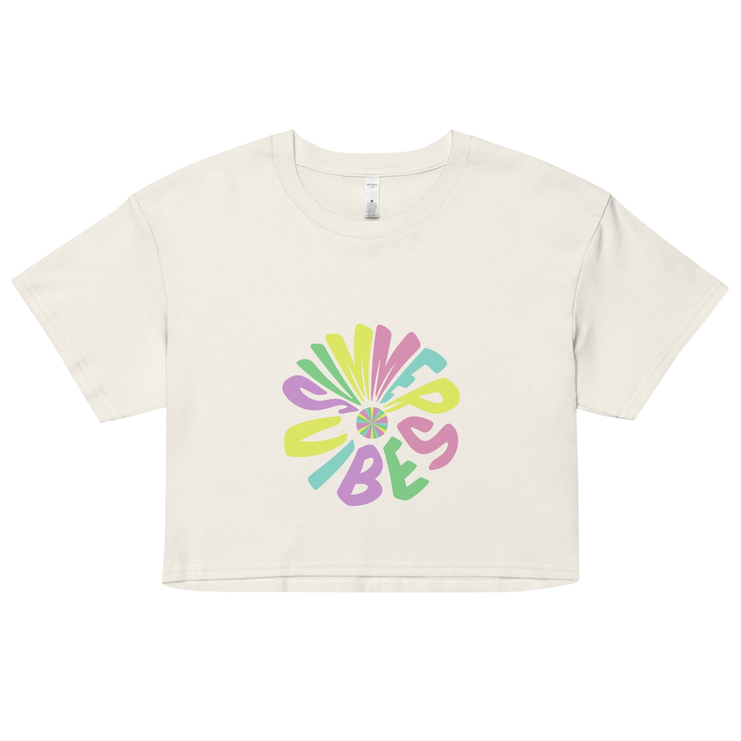 Summer Vibes Women’s crop top