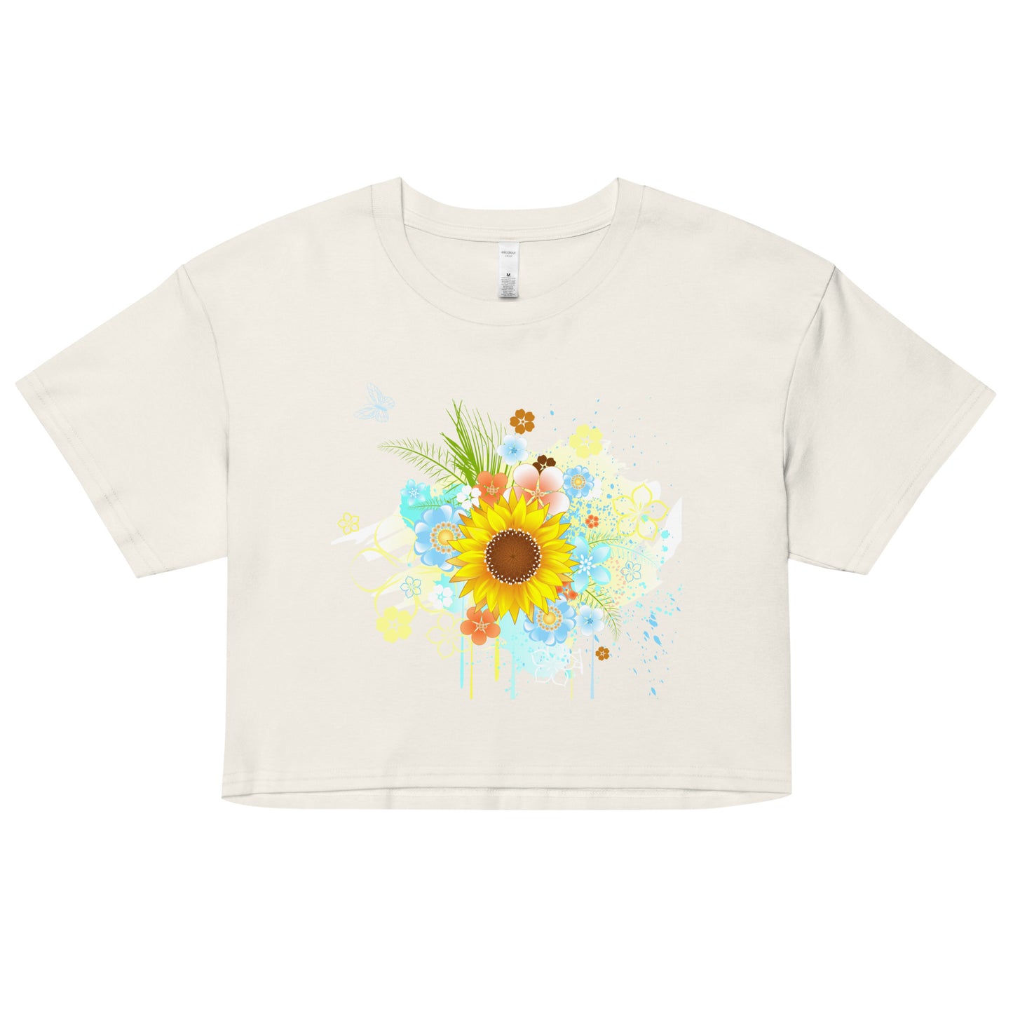 Flowers crop top