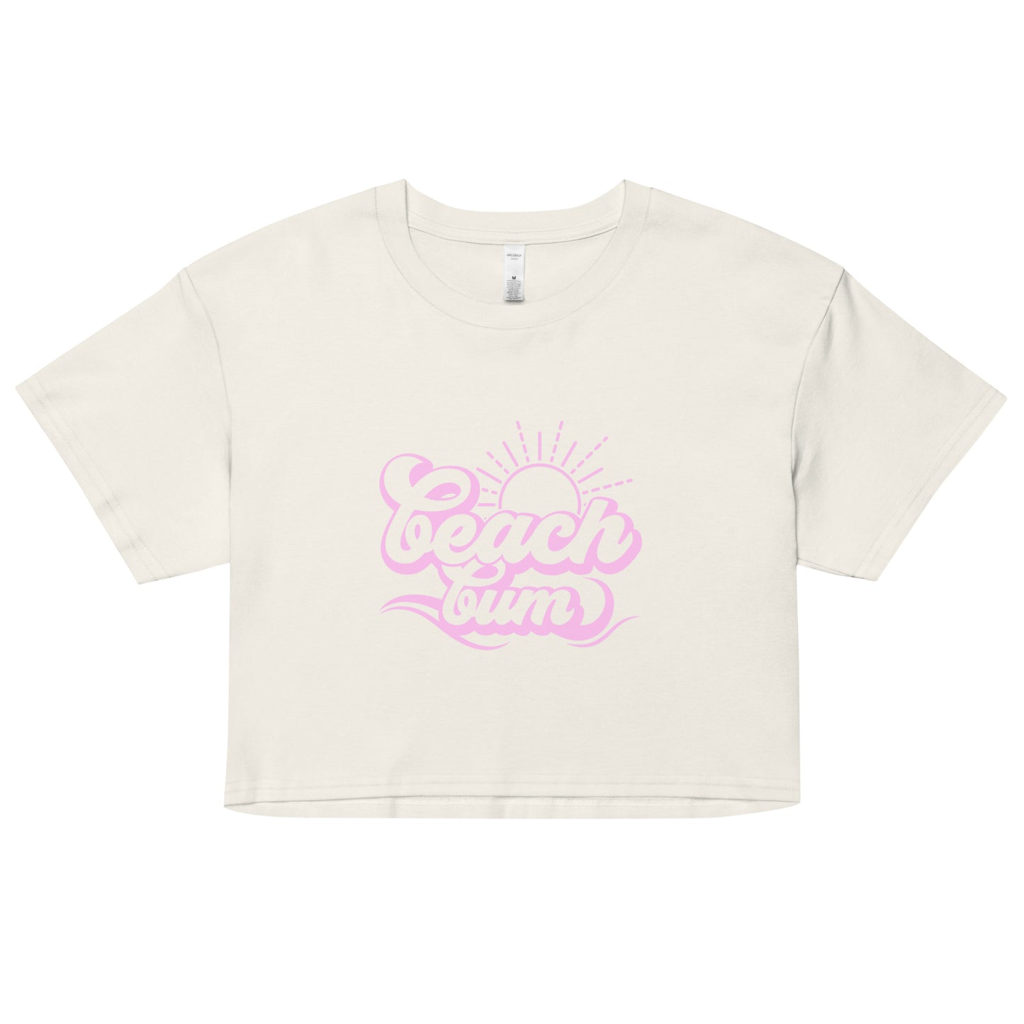 Beach Bum Pink crop top