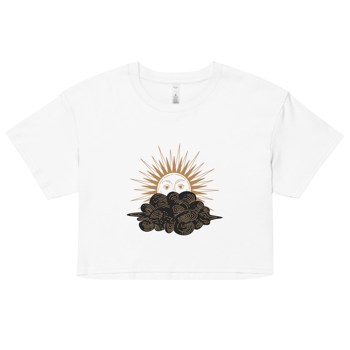 Sun Through Clouds crop top