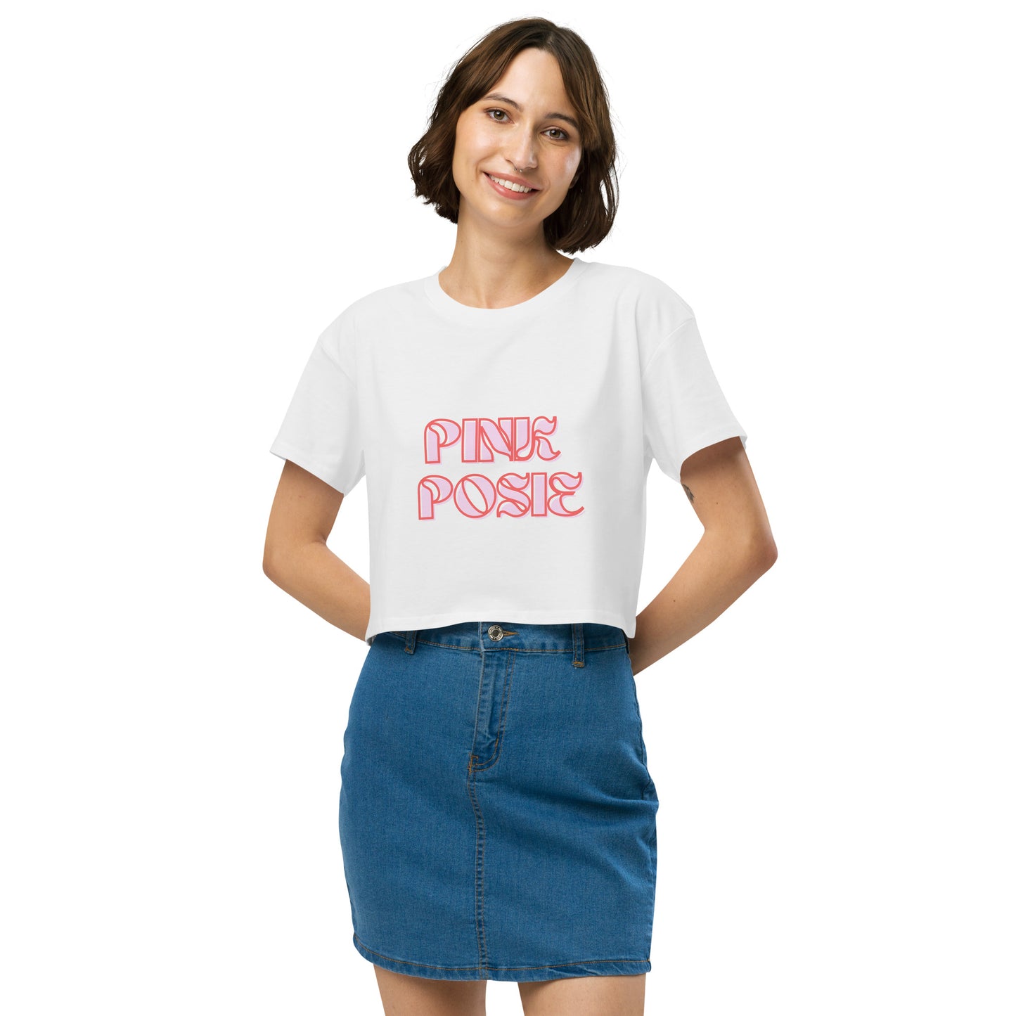 Posie Pink crop top