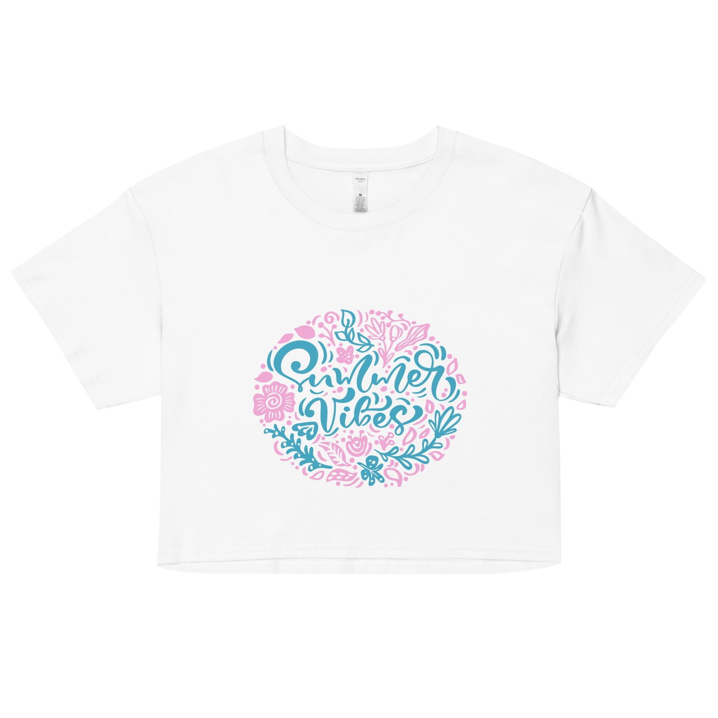 Summer Vibes Women’s crop top