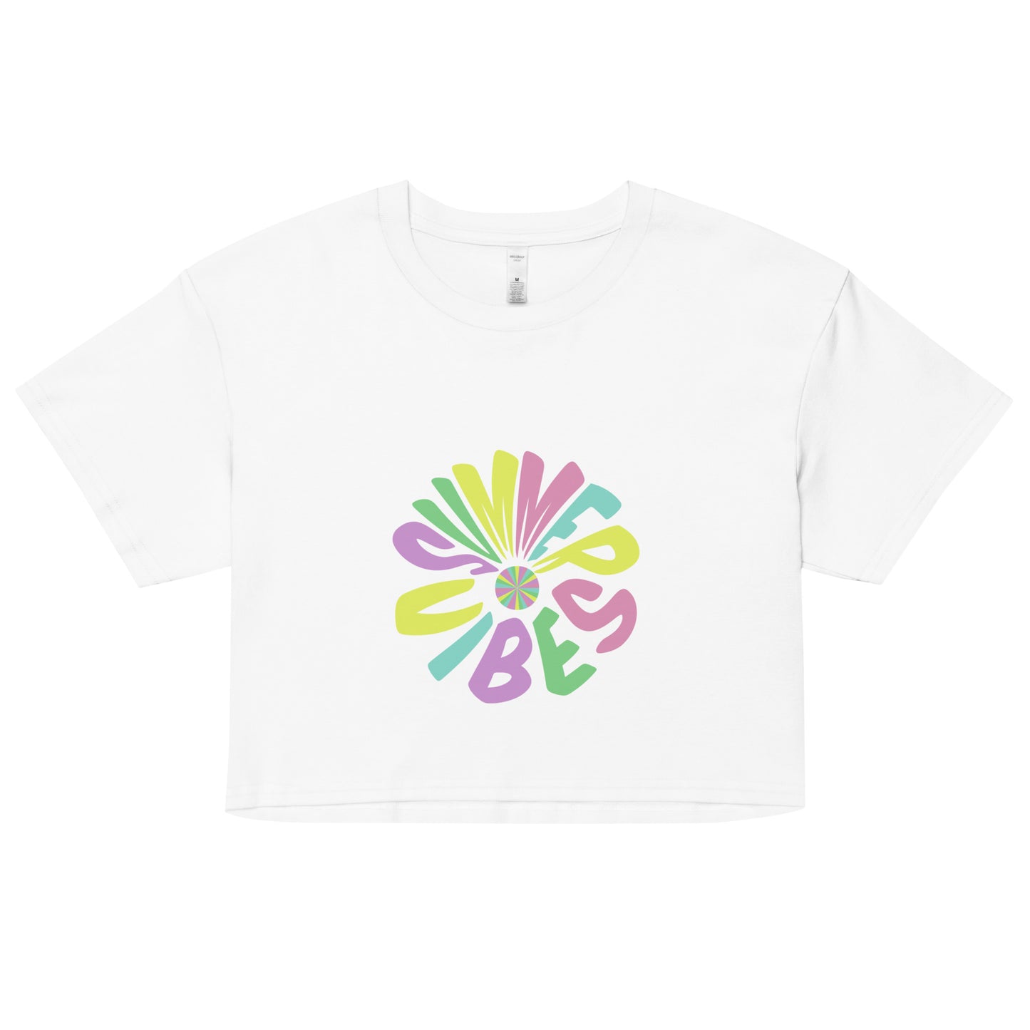 Summer Vibes Women’s crop top