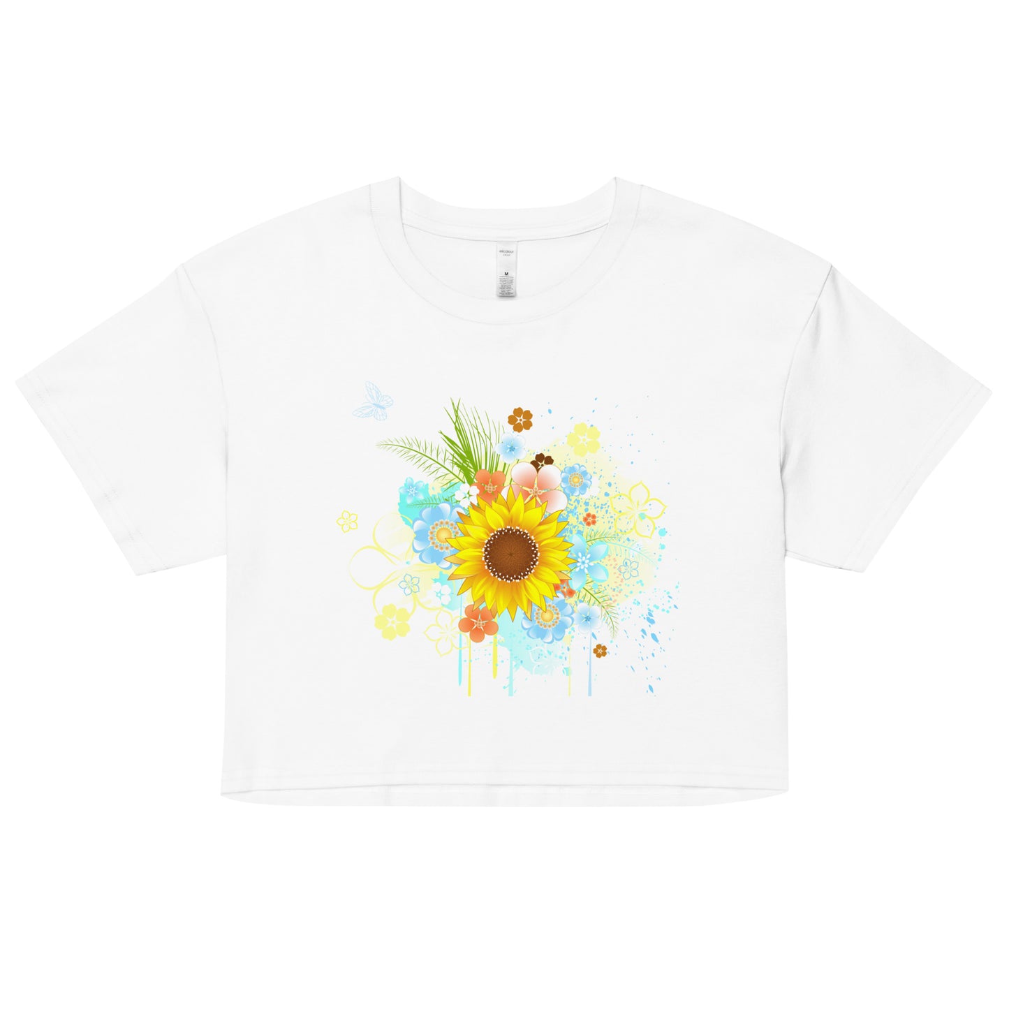 Flowers crop top