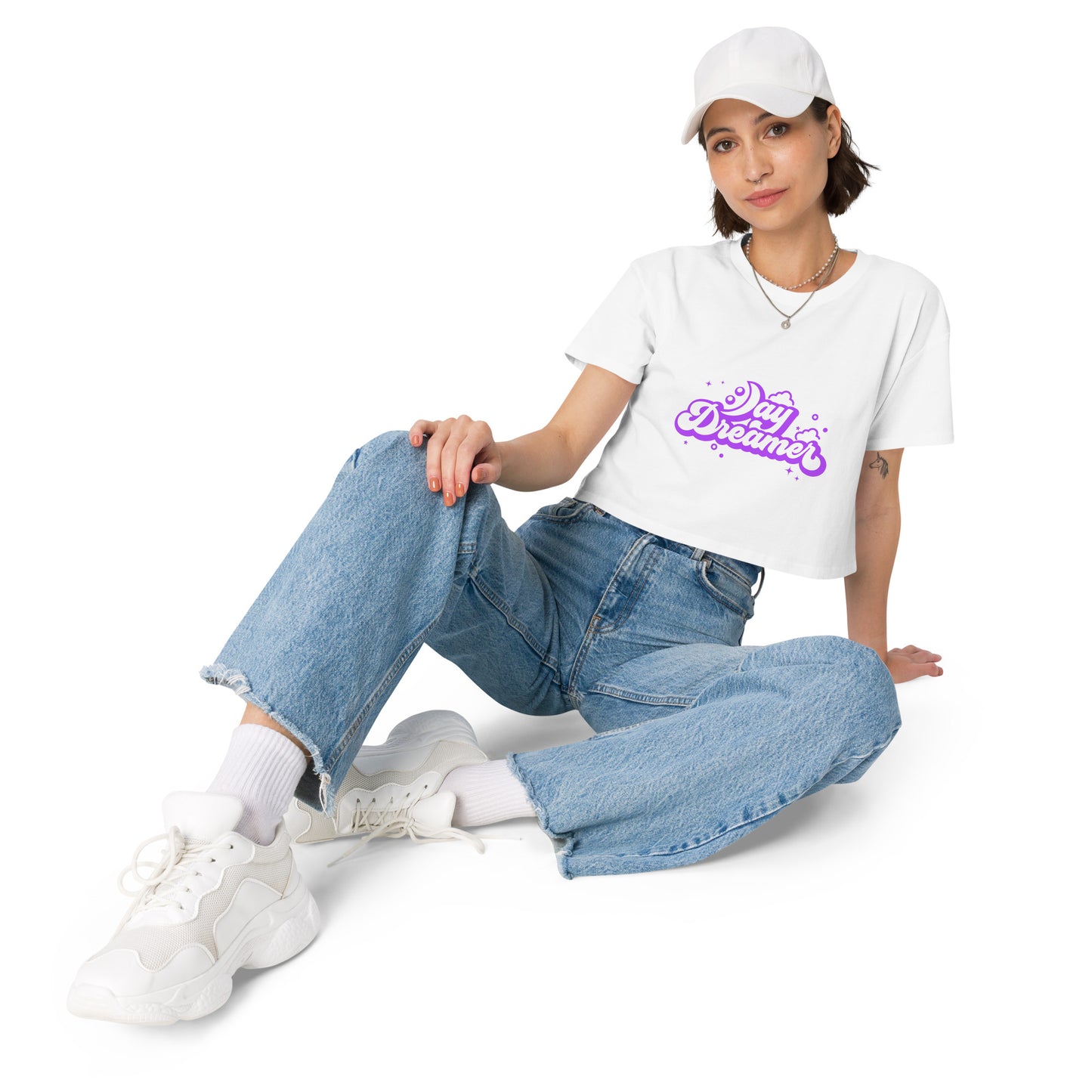 Day dreaming Purple crop top