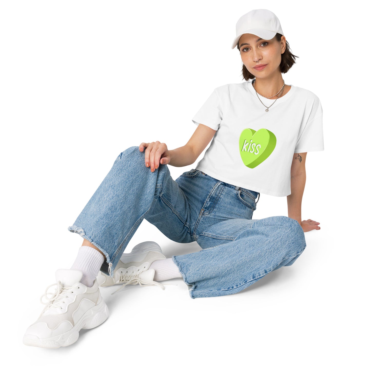 Lime Love crop top